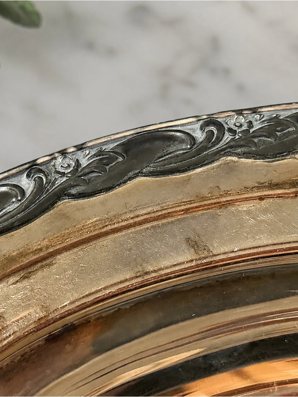 Vintage Sheridan Celeste 4000 Silverplate Oval Serving Bowl Art Nouveau